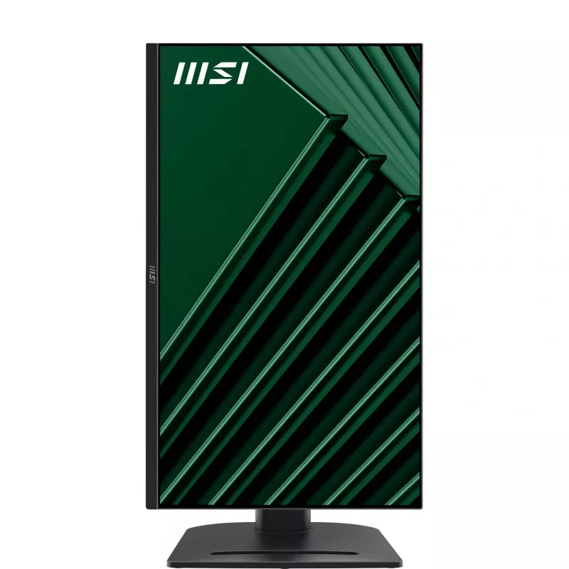 Monitorius MSI PRO MP275PG 27 colių, FHD (1920 x 1080), 100 Hz, IPS, 1 ms, 1x HDMI 1.4b, 1x DP 1.2a išvestis, 1x D-Sub (VGA), įmontuoti garsiakalbiai, antirefleksinis, be mirgėjimo, mažiau mėlynos šviesos, TÜV sertifikuotas, VESA, Kensington, 4 krypčių re