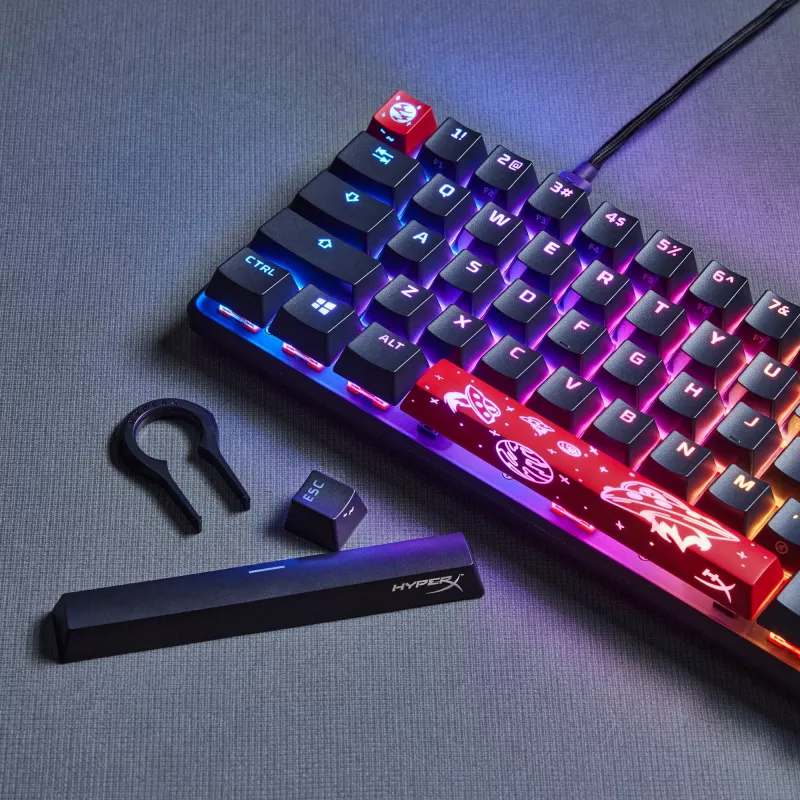 HyperX Alloy Origins 65 mechaninė žaidimų klaviatūra HX Red laidinė RGB
