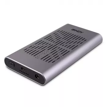 Lindy USB 3.2 Gen 2x2 Dual M.2 NVMe SSD korpusas su klonavimo funkcija