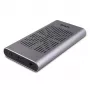 Lindy USB 3.2 Gen 2x2 Dual M.2 NVMe SSD korpusas su klonavimo funkcija