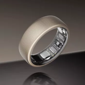 Amazfit Helio Ring – išmanusis aktyvumo stebėjimo žiedas, titanas