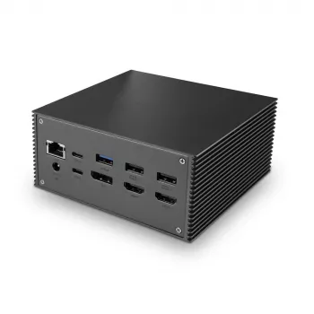 Lindy DST-Pro 101, USB-C nešiojamojo kompiuterio dokų stotelė su 4K palaikymu ir 100W maitinimo šaltiniu
