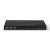 Lindy KVM Jungiklis HDMI 18G USB 2.0 Garsas 4 Prievadai 4K Ultra HD