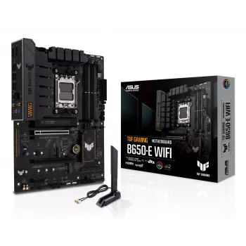 Motininė plokštė ASUS TUF GAMING B650-E WIFI ATX lizdas Socket AM5 DDR5 4x DIMM 192GB Wi‑Fi 6E Bluetooth 5.3 3x M.2 2,5Gb LAN