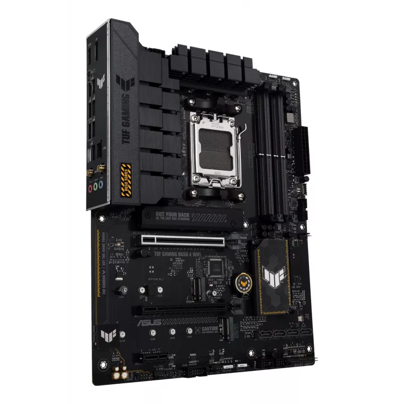 Motininė plokštė ASUS TUF GAMING B650-E WIFI ATX lizdas Socket AM5 DDR5 4x DIMM 192GB Wi‑Fi 6E Bluetooth 5.3 3x M.2 2,5Gb LAN