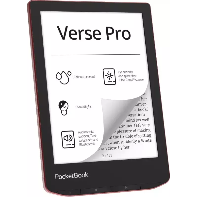 E. knygų skaityklė PocketBook Verse Pro 16 GB Wi-Fi 6 colių E Ink Carta