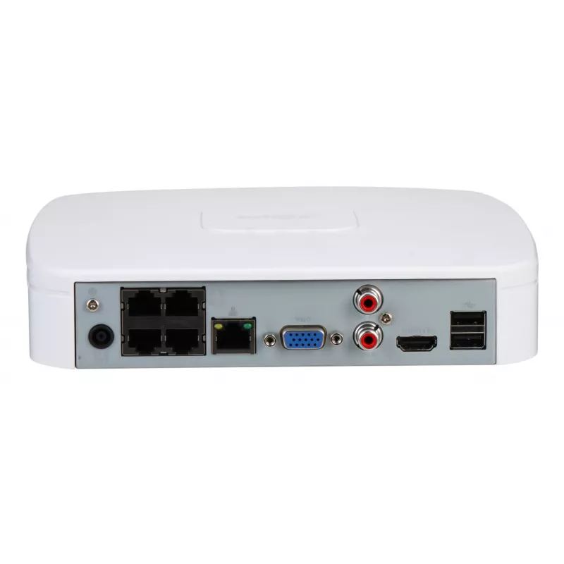 Dahua Technology Lite NVR2104-P-4KS3 tinklinis vaizdo registratorius baltas