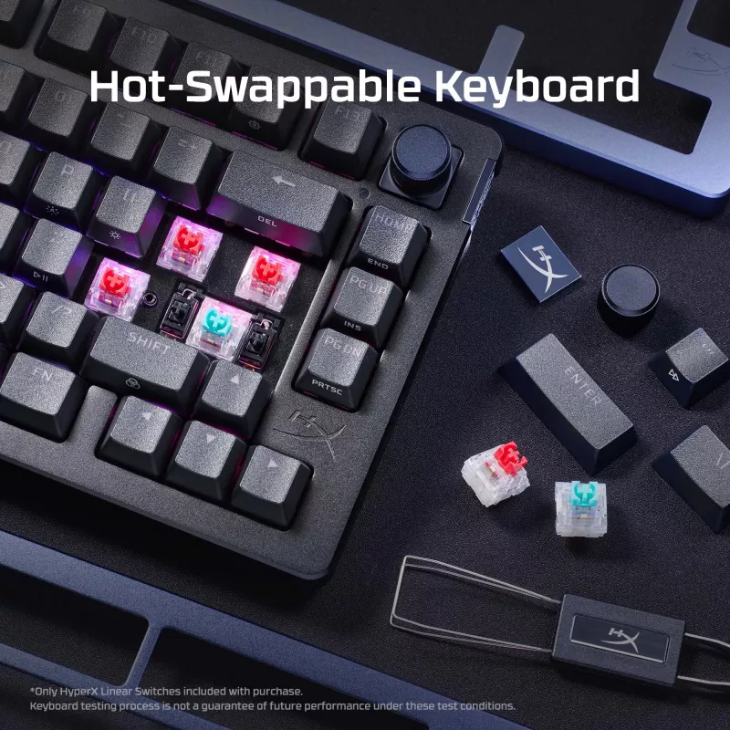 HyperX Alloy Rise 75 – žaidimų klaviatūra