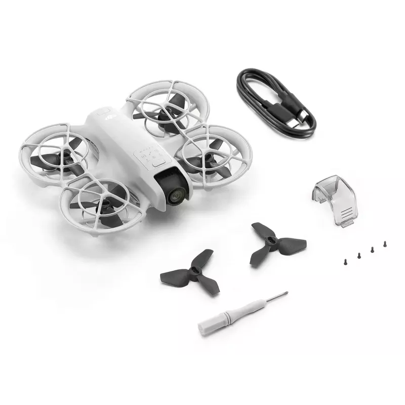 Dronas DJI Neo, 135 g, 4K Ultra HD kamera, iki 18 min skrydžio laiko, be nuotolinio valdymo pulto