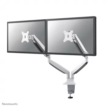 Neomounts NM-D750DWHITE monitorinis laikiklis 10-32 colių – dujinė spyruoklė, Clamp/Grommet, 9 kg, 25.4 cm (10 col.), 81.3 cm (32 col.), 100 x 100 mm, baltas