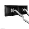 Neomounts NM-D750DWHITE monitorinis laikiklis 10-32 colių – dujinė spyruoklė, Clamp/Grommet, 9 kg, 25.4 cm (10 col.), 81.3 cm (32 col.), 100 x 100 mm, baltas