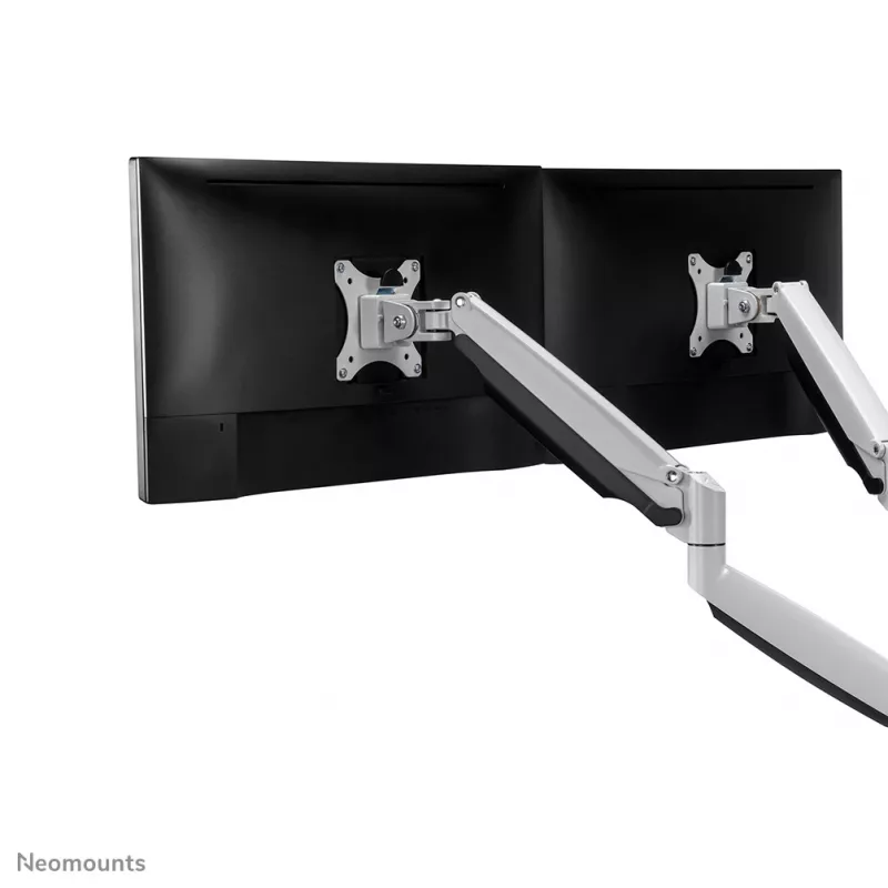 Neomounts NM-D750DWHITE monitorinis laikiklis 10-32 colių – dujinė spyruoklė, Clamp/Grommet, 9 kg, 25.4 cm (10 col.), 81.3 cm (32 col.), 100 x 100 mm, baltas