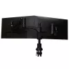 R-Go Tools monitorinis laikiklis R-Go Caparo Dual, dviems monitoriams, reguliuojamas dujine spyruokle, 3-9 kg keliamoji galia, 100% žiedinis, juodas