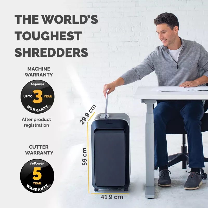 Fellowes LX Series Powershred LX220 popieriaus smulkintuvas 65 dB juodas