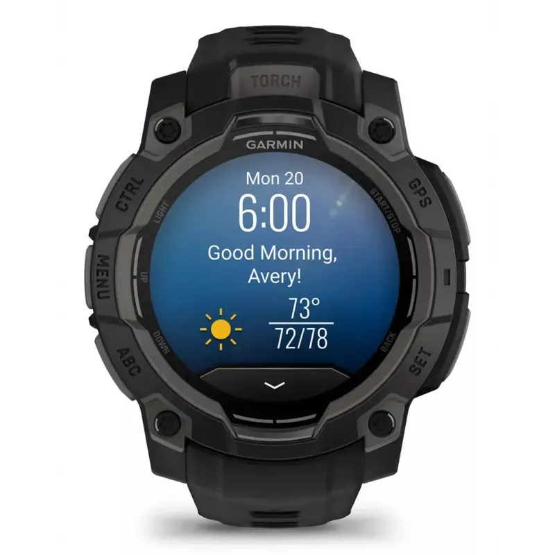 Išmanusis laikrodis Garmin Instinct 3 AMOLED Black