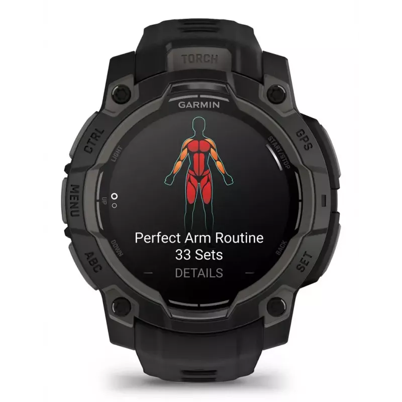 Išmanusis laikrodis Garmin Instinct 3 AMOLED Black