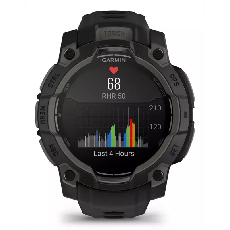 Išmanusis laikrodis Garmin Instinct 3 AMOLED Black
