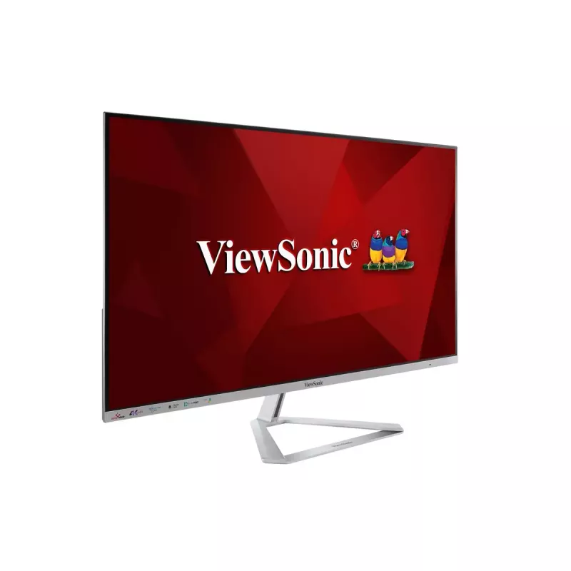 ViewSonic VX3276-4K-MHD-2 monitorius 81,3 cm (32 col.) 3840 x 2160 4K Ultra HD LCD juodas, sidabrinis
