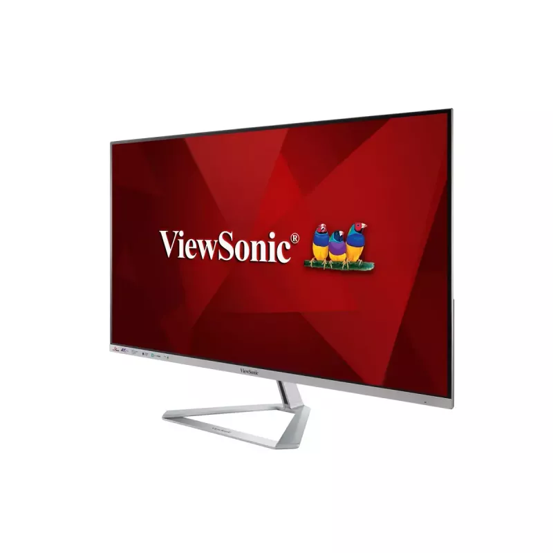 ViewSonic VX3276-4K-MHD-2 monitorius 81,3 cm (32 col.) 3840 x 2160 4K Ultra HD LCD juodas, sidabrinis