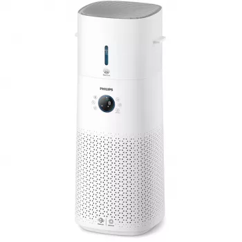 Oro valytuvas su drėkintuvu Philips 3000 serijos AC3737, iki 131 m², 505 m³/h, 55 dB, 42 W, baltas