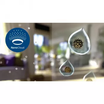 Oro valytuvas su drėkintuvu Philips 3000 serijos AC3737, iki 131 m², 505 m³/h, 55 dB, 42 W, baltas