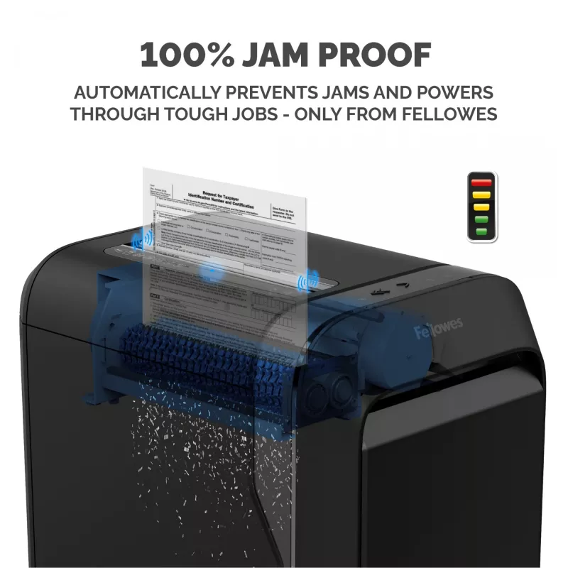 Smulkintuvas Fellowes LX Series 5050401, mikro pjūvis, 2x12 mm, P-5, juodas
