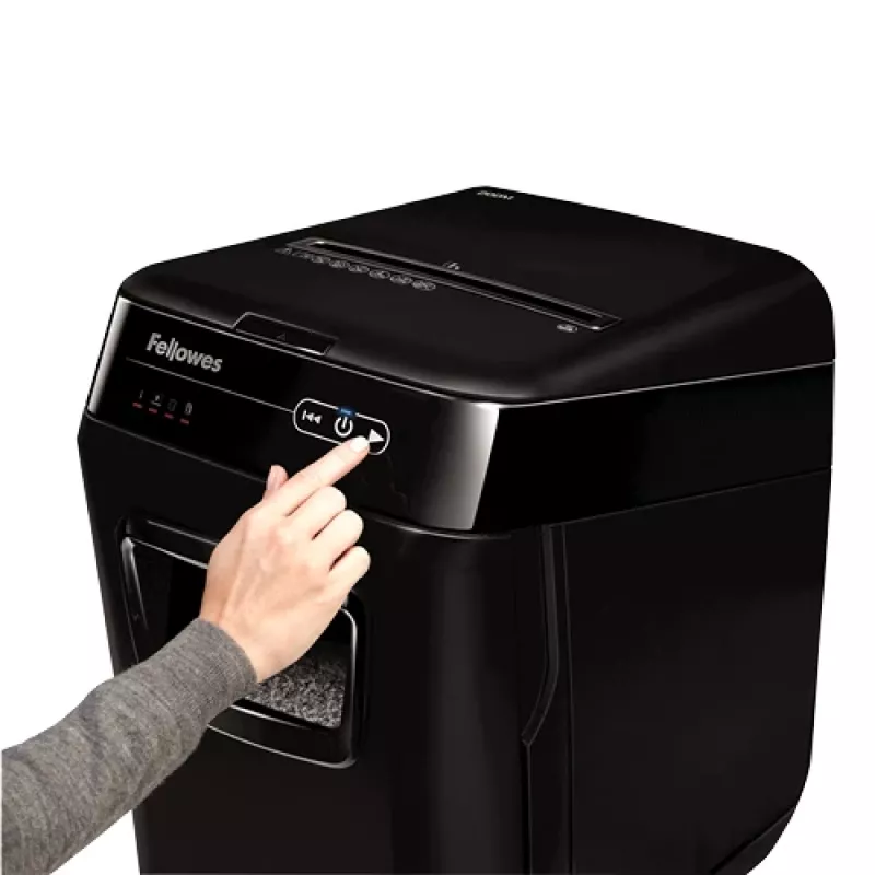 Smulkintuvas popieriaus Fellowes AutoMax 200M mikro smulkinimas Juodas