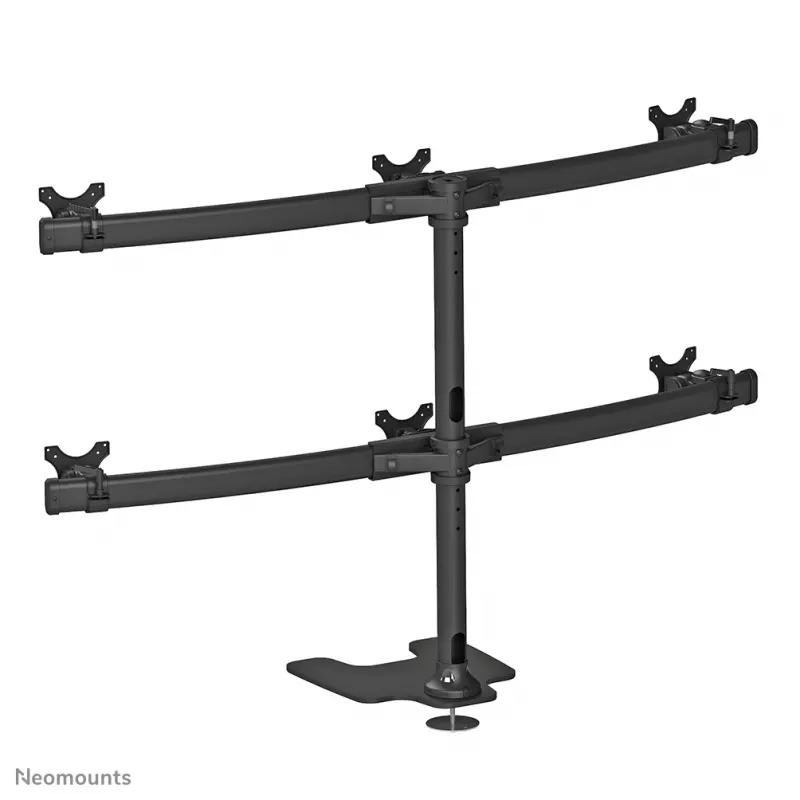 Neomounts FPMA-D700DD6 Monitorių stovas 10-27 colių, Laisvai pastatomas/Prakišamas, 8 kg, 25,4 cm (10 colių), 68,6 cm (27 colių), 100 x 100 mm, Juodas