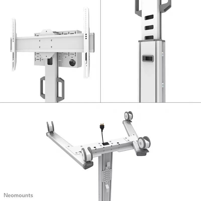 Neomounts FL50S-825WH1 mobilus TV stovas 37-75 col. - TÜV