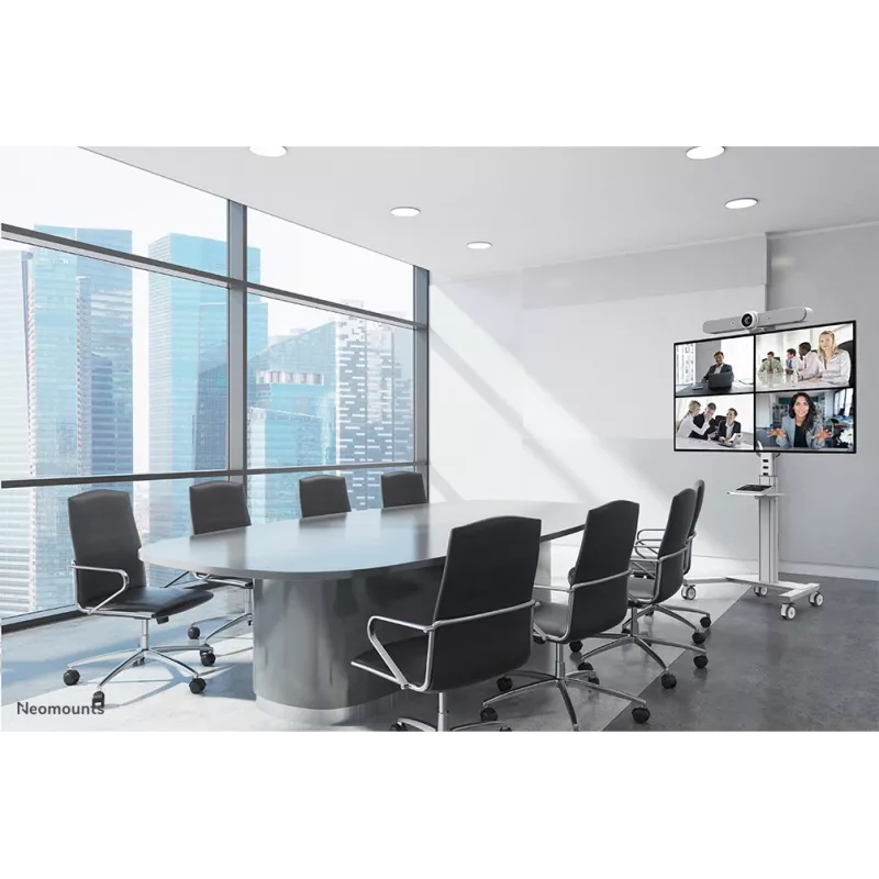 Neomounts FL50S-825WH1 mobilus TV stovas 37-75 col. - TÜV