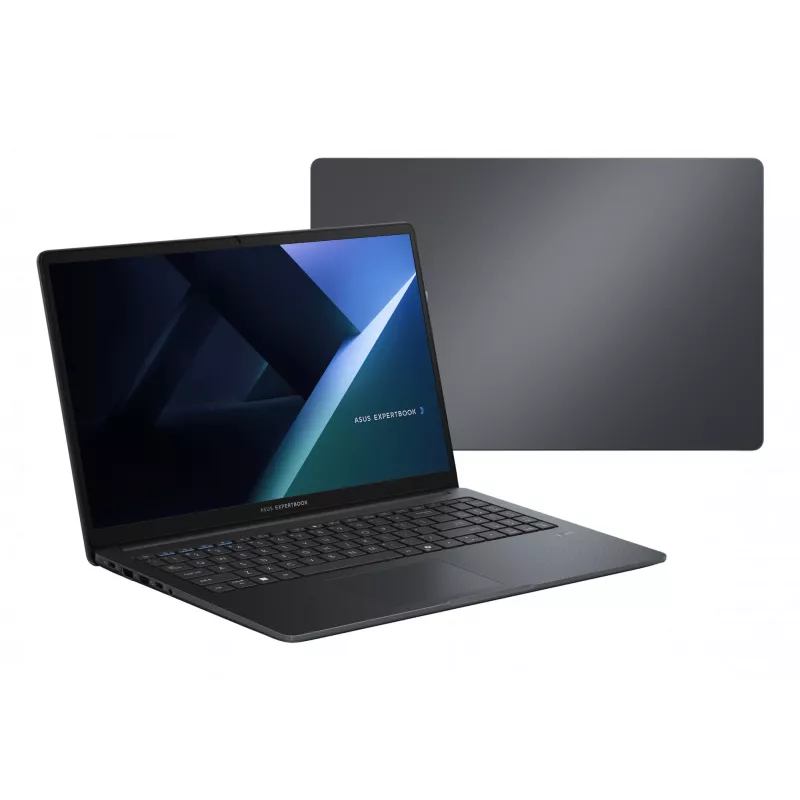 ASUS ExpertBook B1 B1503CVA-S71833X nešiojamas kompiuteris 39,6 cm (15,6 colio) Full HD Intel Core 3 100U 16 GB DDR5 256 GB SSD Wi-Fi 6 Windows 11 Pro juodai pilkas