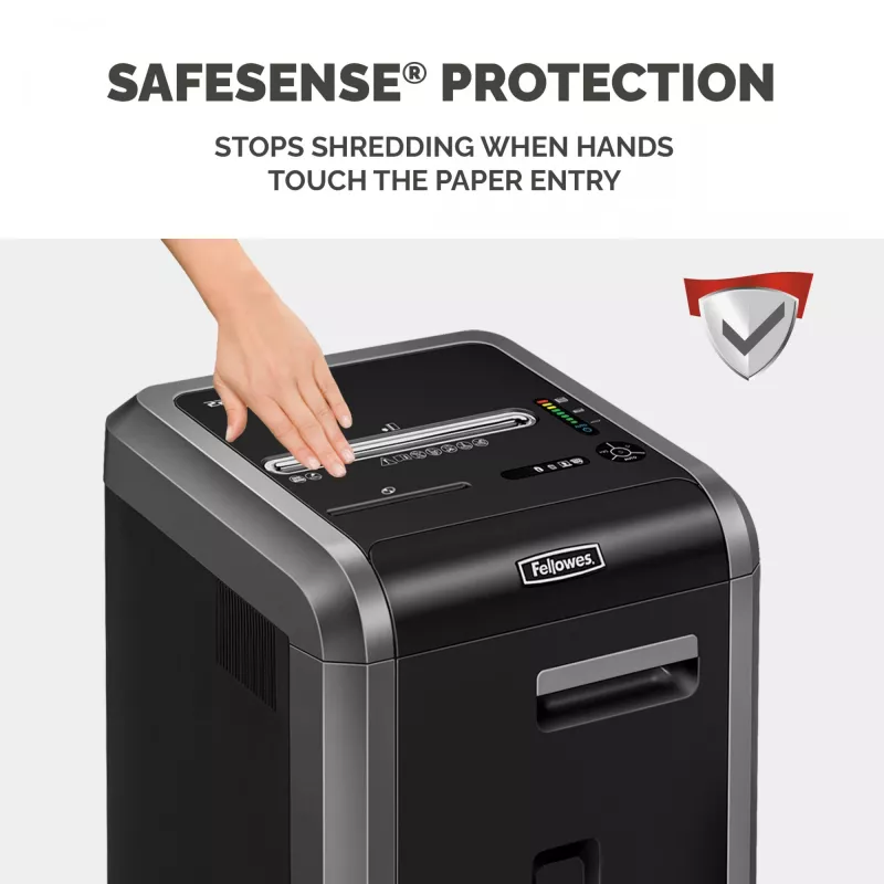 Fellowes 225Ci popieriaus smulkintuvas, kryžminis pjovimas, 24 lapai, P-4, 60 l krepšys
