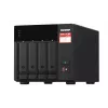 QNAP TS-473A NAS bokštinis AMD Ryzen Embedded V1500B 8 GB DDR4 0 TB QNAP Turbo System juodas