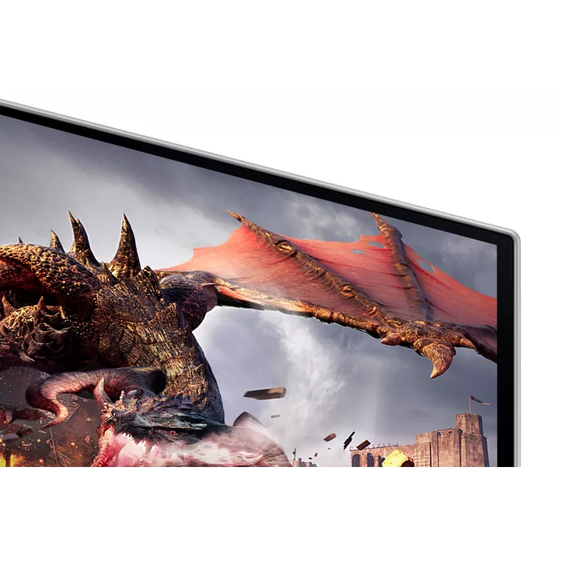 Monitorius Samsung G80SD 32 colių OLED 3840 x 2160 16:9 0,03 ms USB 3.2 Gen 1 VESA aukštis reguliuojamas sidabrinis