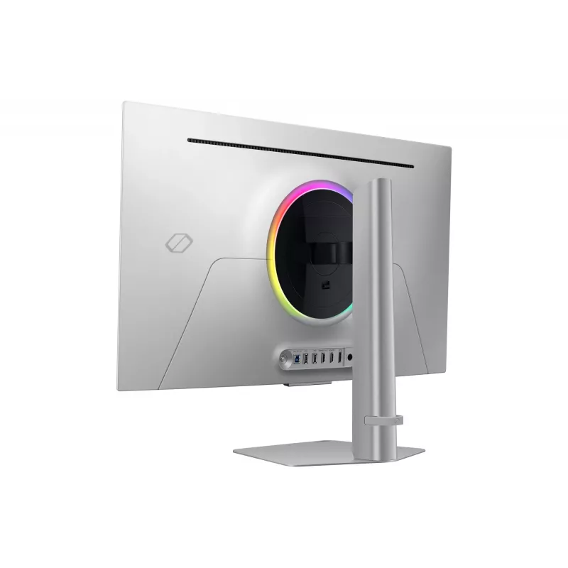 Monitorius Samsung G80SD 32 colių OLED 3840 x 2160 16:9 0,03 ms USB 3.2 Gen 1 VESA aukštis reguliuojamas sidabrinis