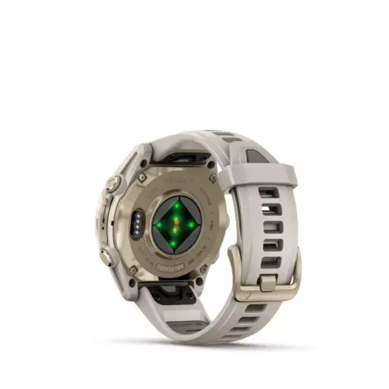 Garmin fenix 8 išmanusis sportinis laikrodis, 43 mm, 1,3 col. AMOLED, Sapphire, Soft Gold
