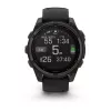 Sportinis išmanusis laikrodis GARMIN fenix 8 Black — 51 mm korpusas, Safyro stiklas, saulės įkrovimas, GPS, 32 GB, 10 ATM, 1,3 colio ekranas