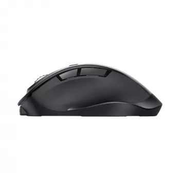 TRUST Fyda Office dešinės rankos belaidė pelė – RF + Bluetooth, optinė 2400 DPI, 6 mygtukai, juoda