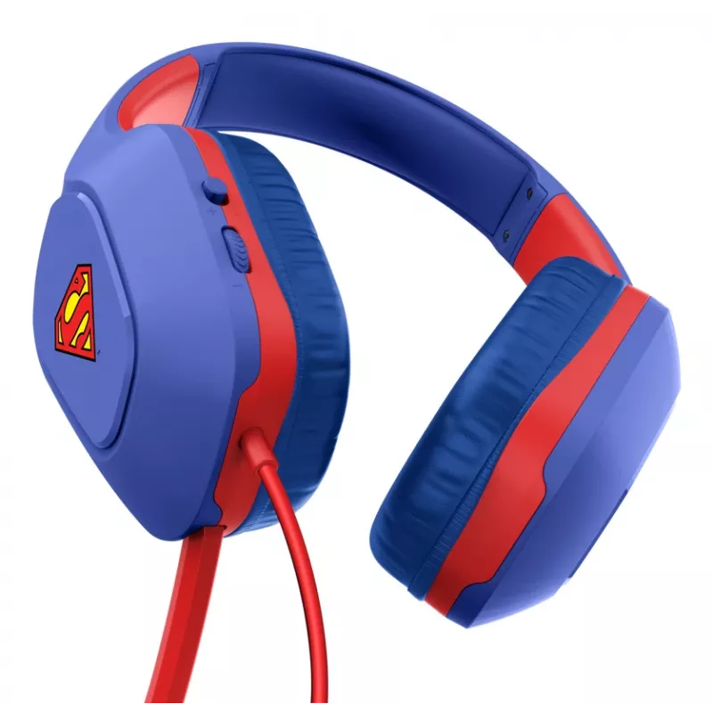Trust GXT 415SM Zirox laidinės ausinės žaidimams, mėlyna, raudona