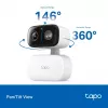 TP-LINK Tapo C206 stebėjimo kamera – vidaus/lauko 1080p HD, pasukama, naktinis matymas, dvipusis garsas
