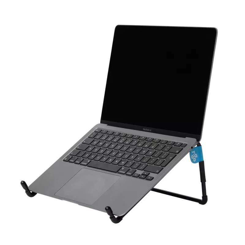 R-Go Tools nešiojamojo kompiuterio stovas R-Go Steel Travel, ergonomiškas ir sulankstomas, tinka 10–22 colių nešiojamam kompiuteriui, juodas