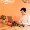 R-Go Tools nešiojamojo kompiuterio stovas R-Go Steel Travel, ergonomiškas ir sulankstomas, tinka 10–22 colių nešiojamam kompiuteriui, juodas
