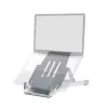R-Go Tools nešiojamojo kompiuterio stovas R-Go Riser Basic, sulankstomas ir reguliuojamas, aliuminis, sidabrinis