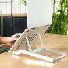 R-Go Tools nešiojamojo kompiuterio stovas R-Go Riser Basic, sulankstomas ir reguliuojamas, aliuminis, sidabrinis