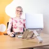 R-Go Tools Nešiojamojo kompiuterio ir planšetės stovas R-Go Treepod, ergonomiškas ir modulinis, reguliuojamas, biologiškai pagrįstas