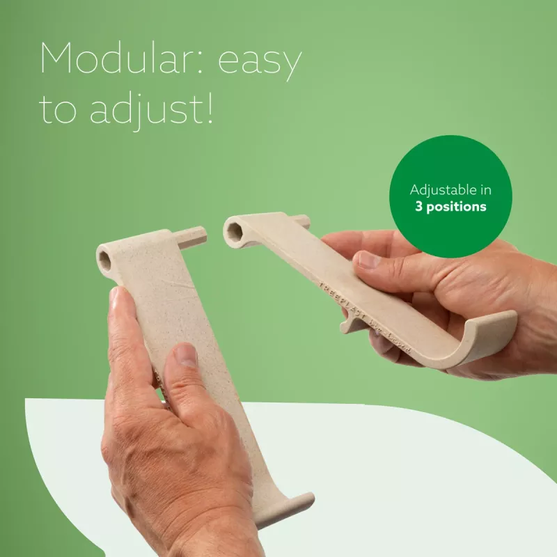 R-Go Tools Nešiojamojo kompiuterio ir planšetės stovas R-Go Treepod, ergonomiškas ir modulinis, reguliuojamas, biologiškai pagrįstas