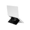 R-Go Tools stovas nešiojamam kompiuteriui R-Go Riser Attachable, reguliuojamas, integruojamas su nešiojamu kompiuteriu, aliuminis, juodas
