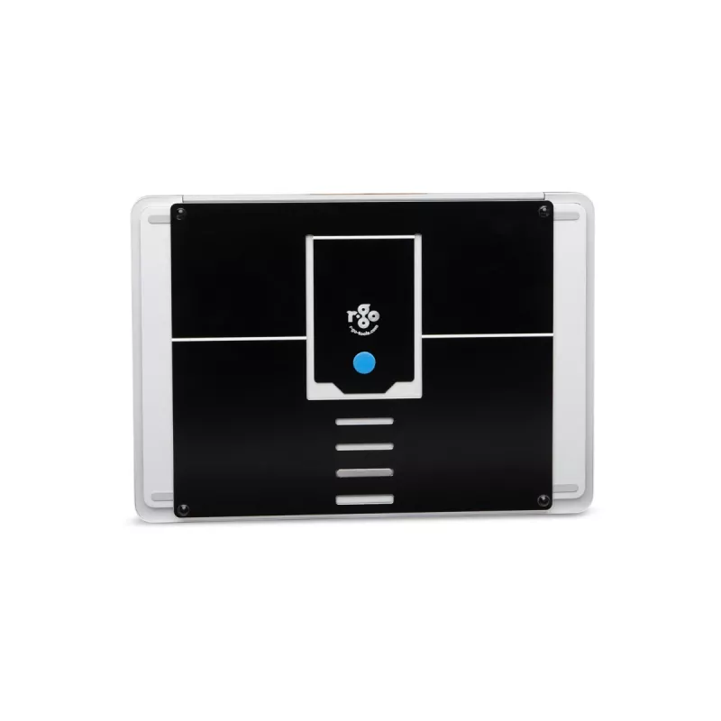 R-Go Tools stovas nešiojamam kompiuteriui R-Go Riser Attachable, reguliuojamas, integruojamas su nešiojamu kompiuteriu, aliuminis, juodas