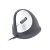 R-Go HE Break ergonominė vertikali pelė su pertraukų programine įranga, didelė (rankos dydis ≥ 185 mm), kairiarankiams, laidinė, juoda