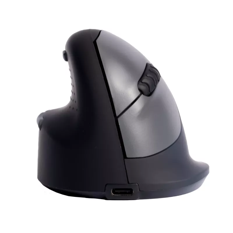 R-Go Tools ergonominė pelė R-Go HE Break su pertraukų programine įranga, vidutinė (rankos dydis 165-185 mm), kairiarankiams, Bluetooth, juoda